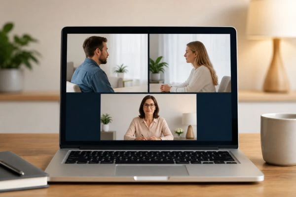 Image of online shuttle mediation Ealing