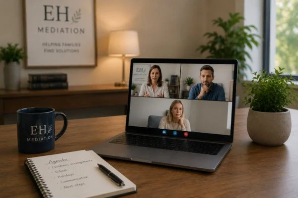 child access mediation Ealing online meeting.